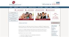 Desktop Screenshot of johnsongaunt.co.uk